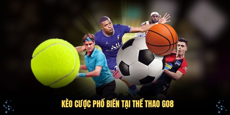 Kèo cược phổ biến tại thể thao GO8 được nhiều người chơi